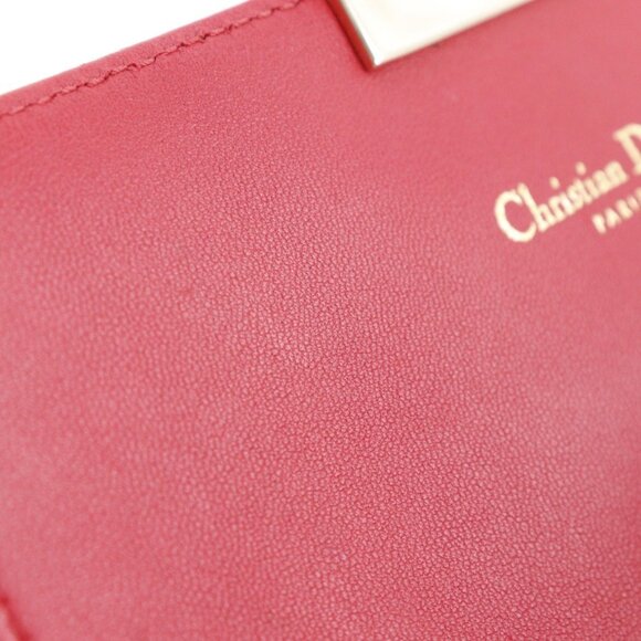 DIOR Pink Lambskin Leather Shoulder Bag - Picture 10 of 16